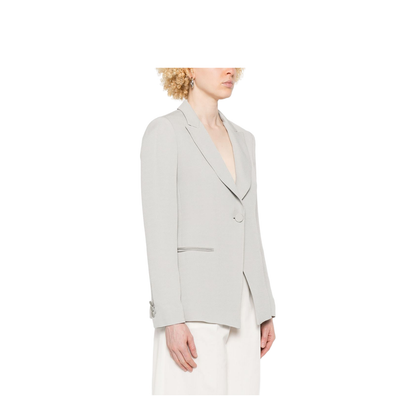 Single-Breasted Blazer Jacket