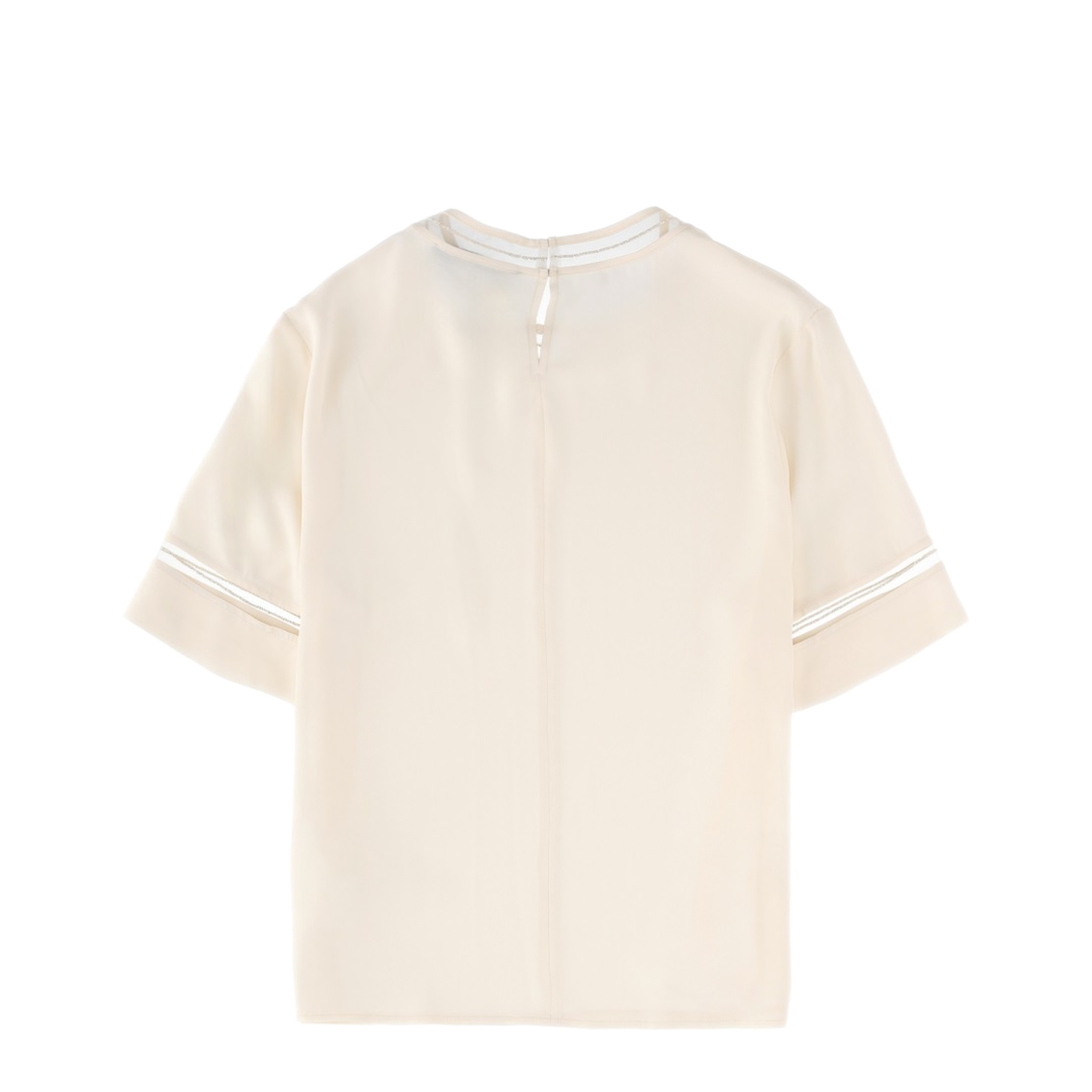 MAYFEYR - Fabiana Filippi - T Shirt With Transparent Details - TPD266F289L7750145