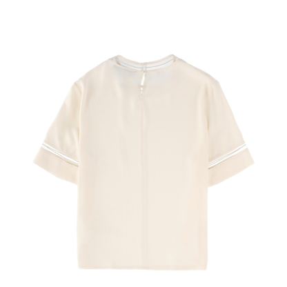 MAYFEYR - Fabiana Filippi - T Shirt With Transparent Details - TPD266F289L7750145