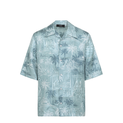 MAYFEYR - Amiri - Chateau Sketch Bowling Shirt - AMTOSH1126