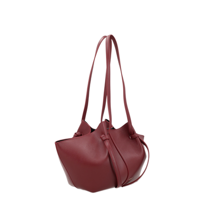 MAYFEYR - Yuzefi - Mochi Smooth Leather Shoulder Bag - MOCHISMOOTHLEATHERBERRY