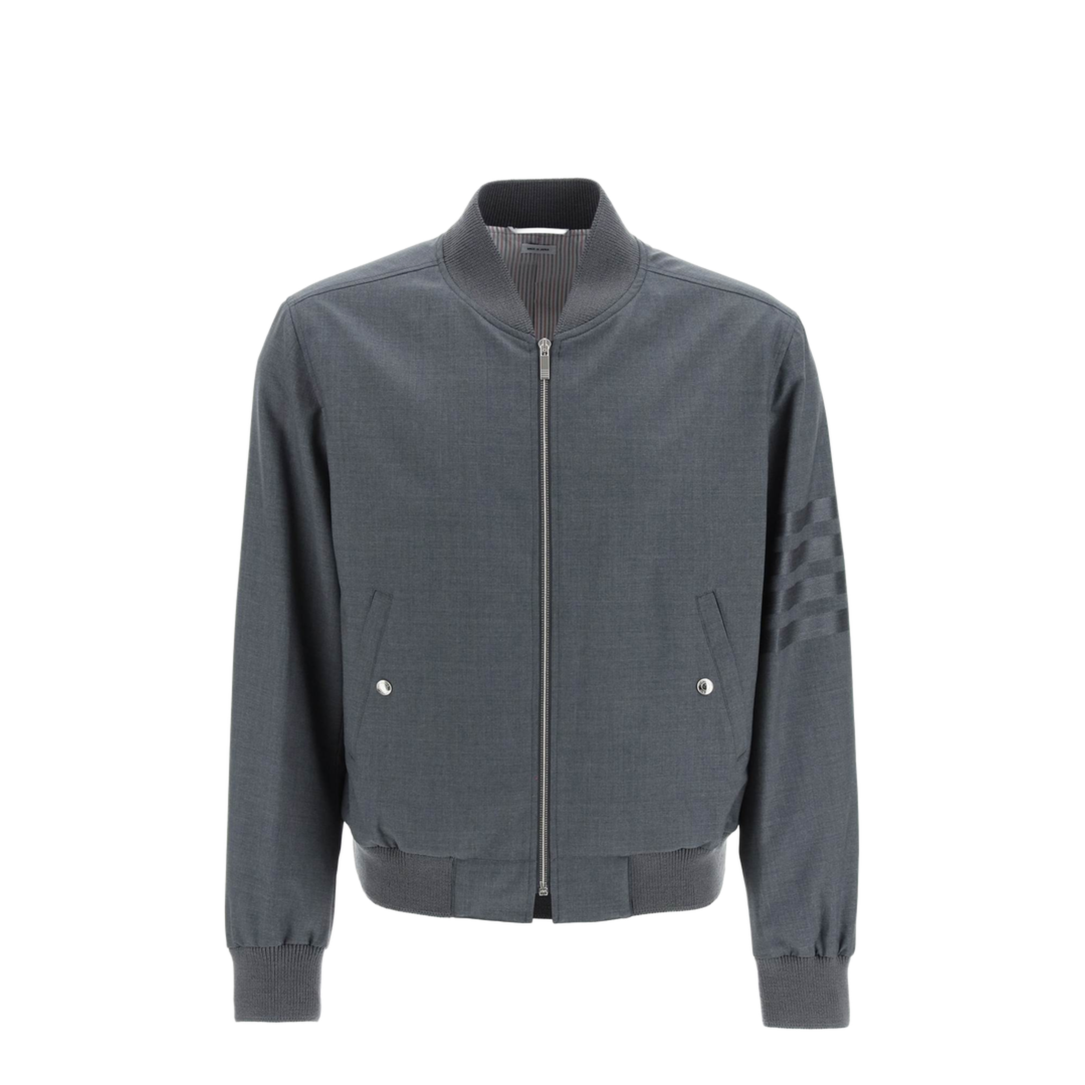 MAYFEYR - Thom Browne - 4-Bar Bomber Jacket - MJO030A06146025