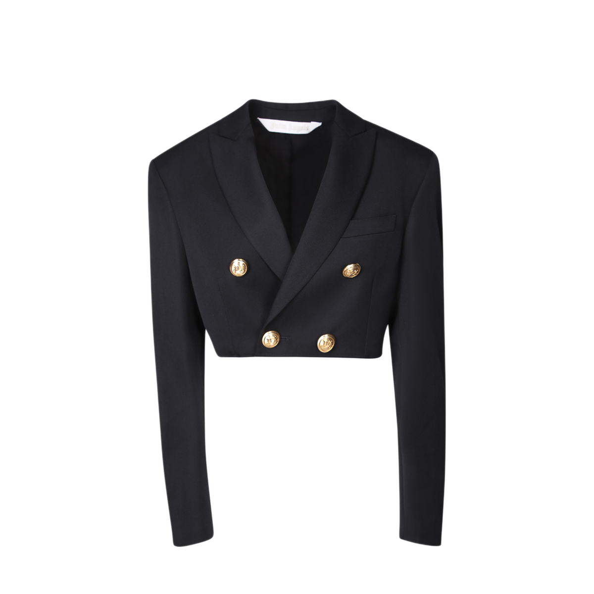 MAYFEYR - Palm Angels - Black Polyester Blend Boyfriend Blazer - PWEN032E23FAB0011076