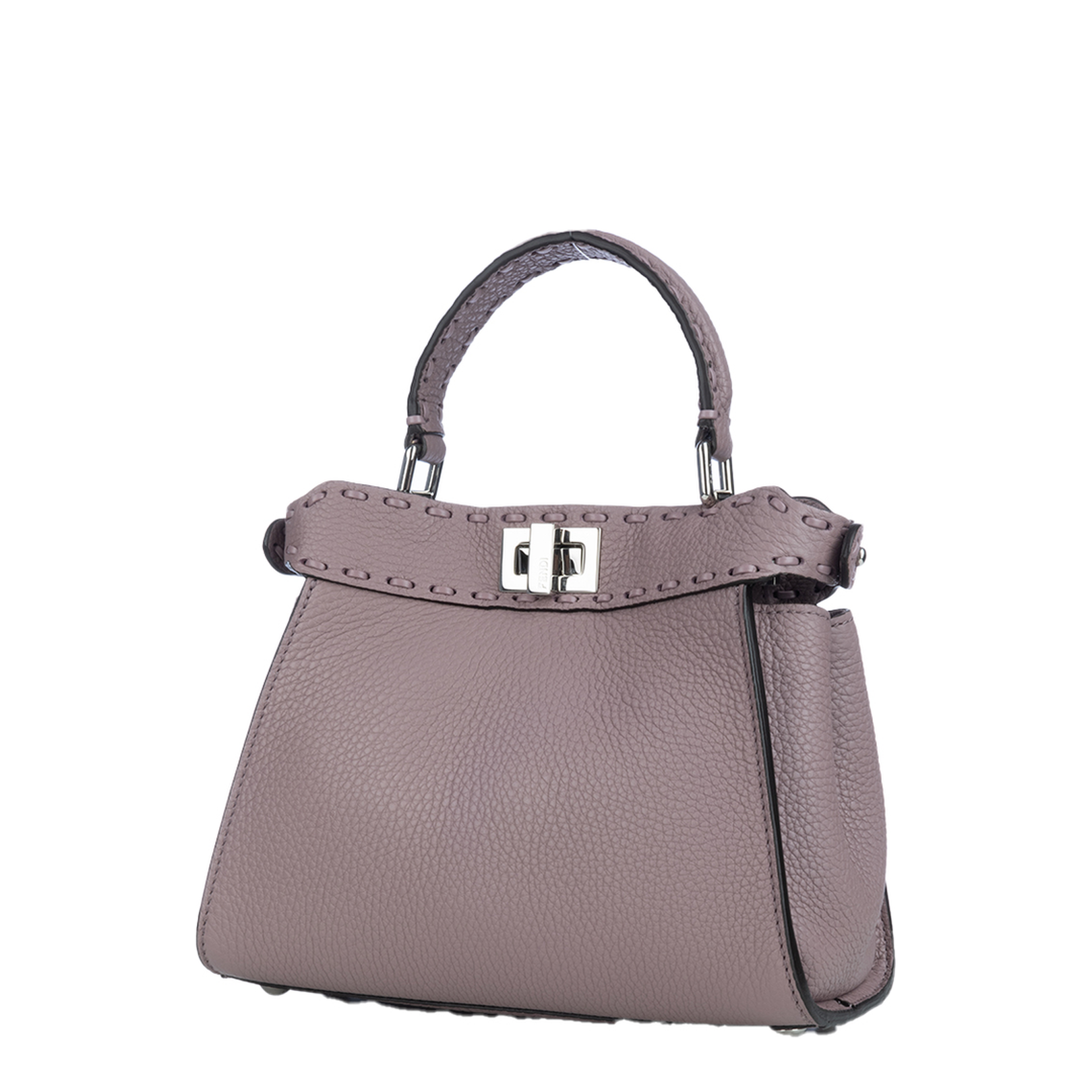 Peekaboo ISeeU Leather Top Handle Bags - Pastel Pink