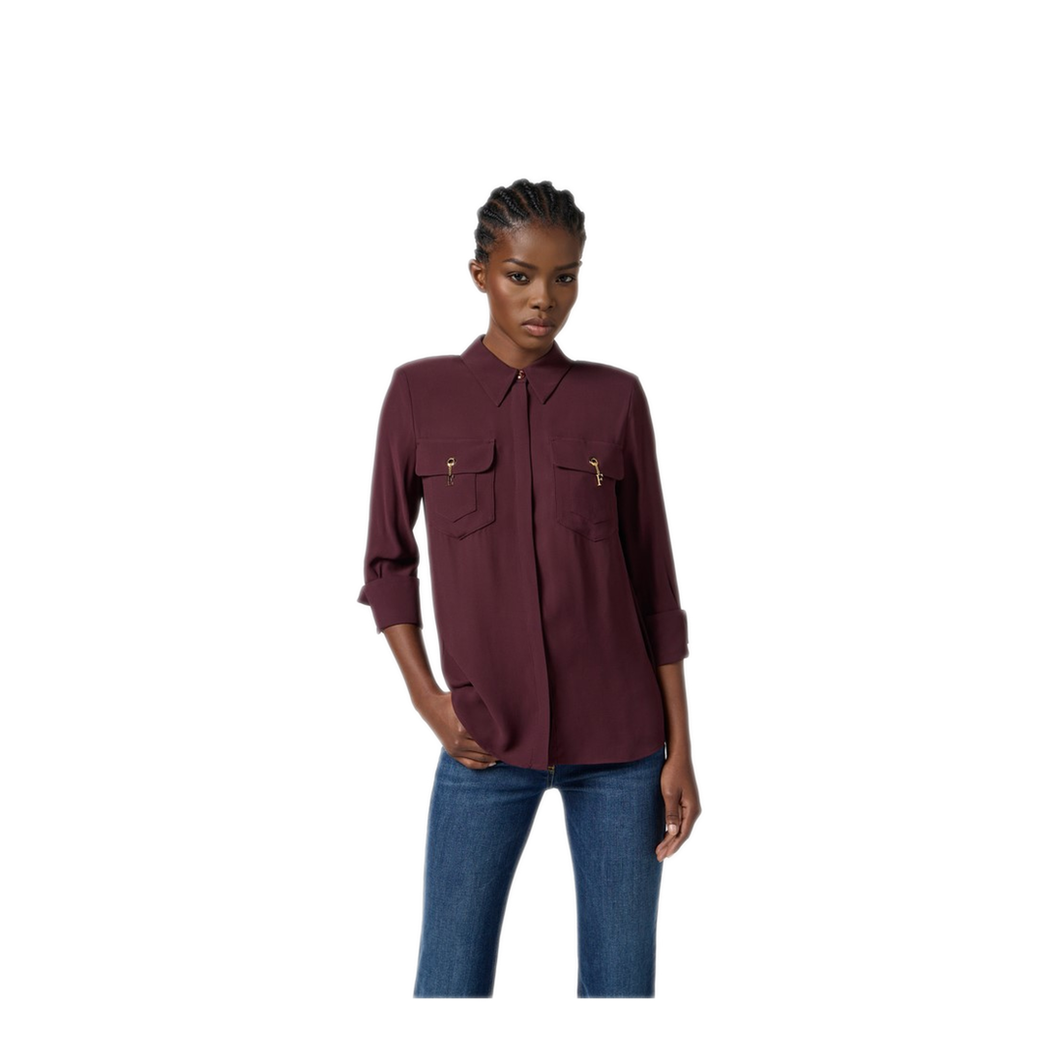 MAYFEYR - Elisabetta Franchi - Red Shirt - CA12256E2EA4
