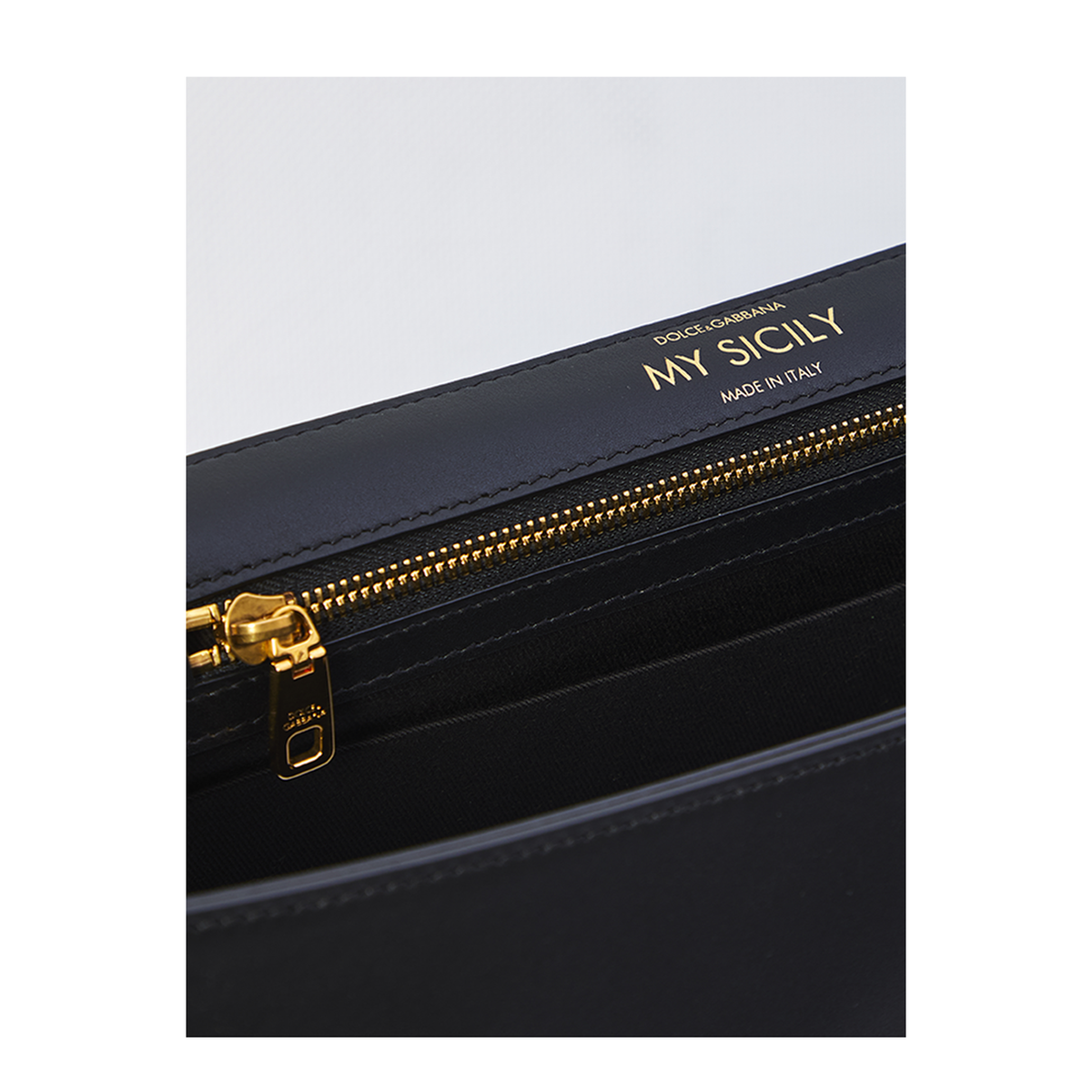 My Sicily Maxi Calfskin Handbag - Black