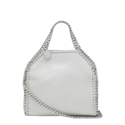 Falabella Tiny Polyester/Polyurethane Tote - Airlite Pearl Grey