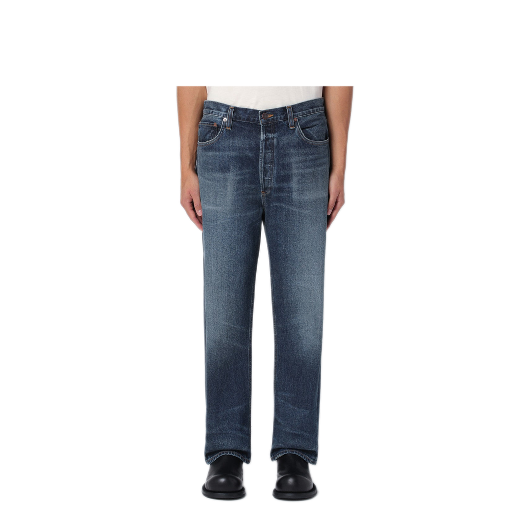 MAYFEYR - Agolde - Blue Washed Jeans In Regenerated Denim - A642C1206ILMN