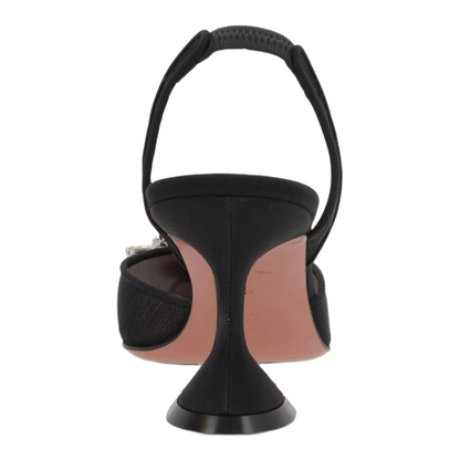 MAYFEYR - Amina Muaddi - With Heel - BEGUMMESHSLING70BLACK