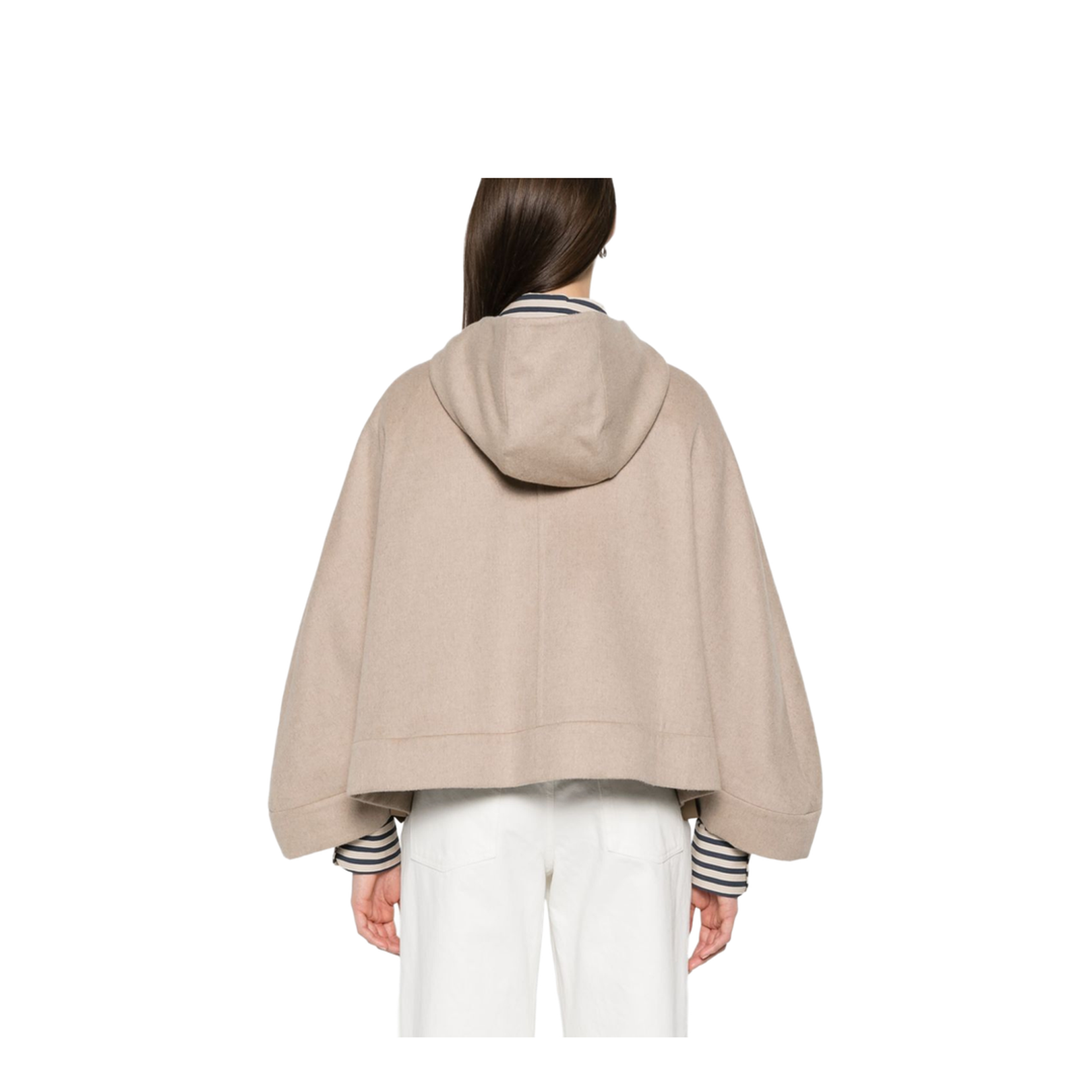 Wool Hooded Cape