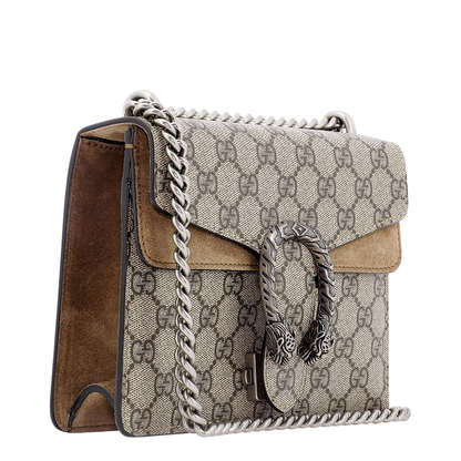 Dionysus Small Canvas Shoulder Bag - Beige
