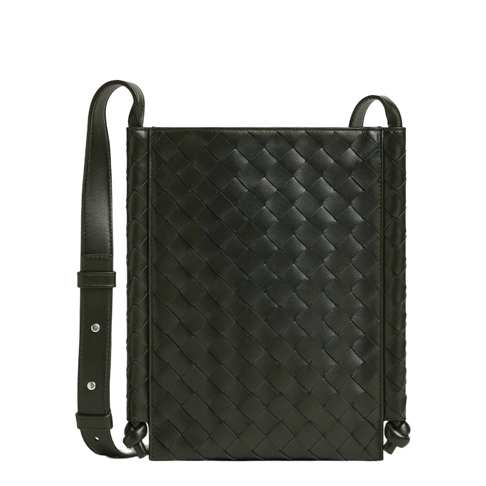 Intrecciato Calfskin Crossbody Bag