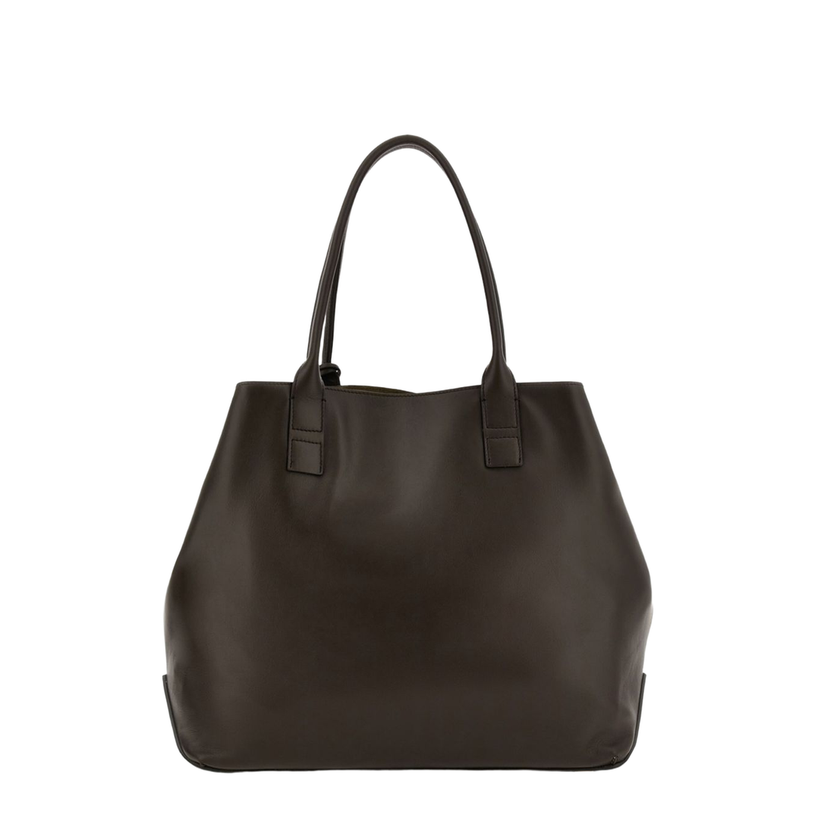 Script Shopping Bag Medium Brown