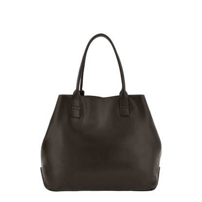 Script Shopping Bag Medium Brown