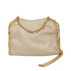 Falabella Mini Matte Vegan Shaggy Deer Tote Bag - Clotted Cream