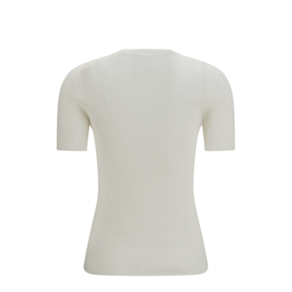 MAYFEYR - Fendi - Short-Sleeve Cotton Sweater - FZXF22AYBX