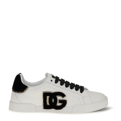 MAYFEYR - Dolce & Gabbana - Leather Sneakers With Logo - CK2488A3L77