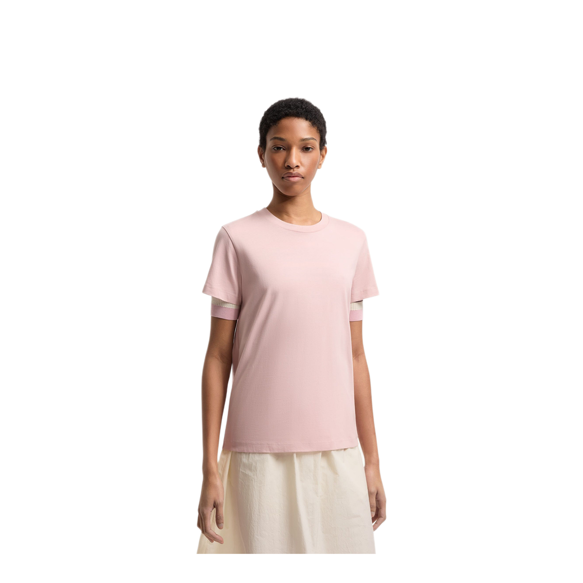 MAYFEYR - Moncler - Cotton T Shirt With Embroidered Logo - L10938C0002989AUO51E
