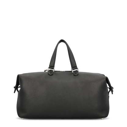 Lui 45 Calf Leather Duffle - Black