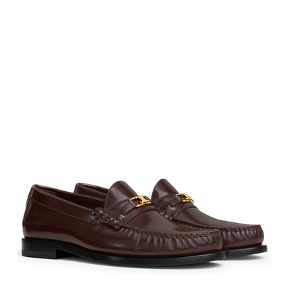 Luco Loafer in Polished Bullskin - Dark Brown