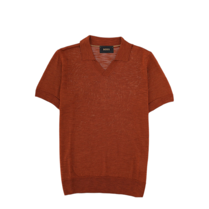 MAYFEYR - BOSS CAMEL - Polo L Naden In Seta - 5056050410278969211