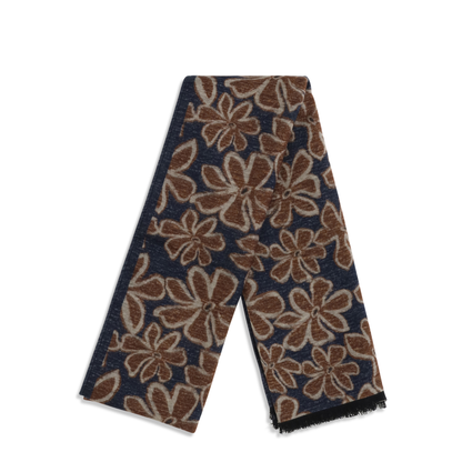 MAYFEYR - Kiton - Floral Print Scarf With Fringes - USCIACK0210L08MULTI