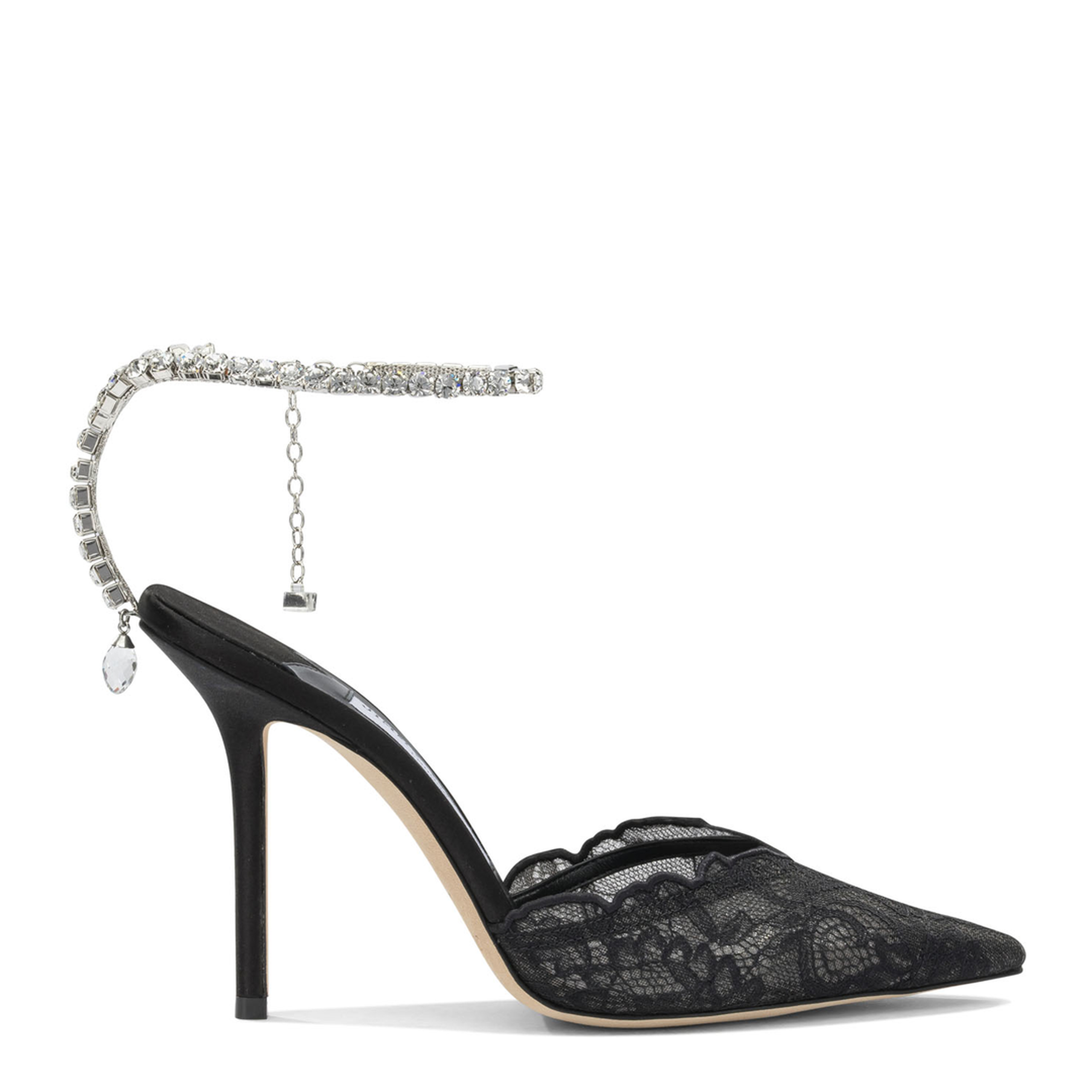 MAYFEYR - Jimmy Choo - Saeda 100Mm Pumps - SAEDA100GQVBLACKCRYSTAL