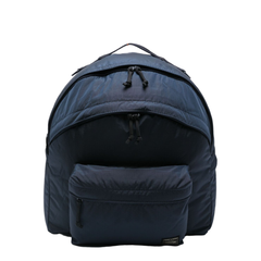 Double Pack Small Nylon-Cotton Backpack - Navy