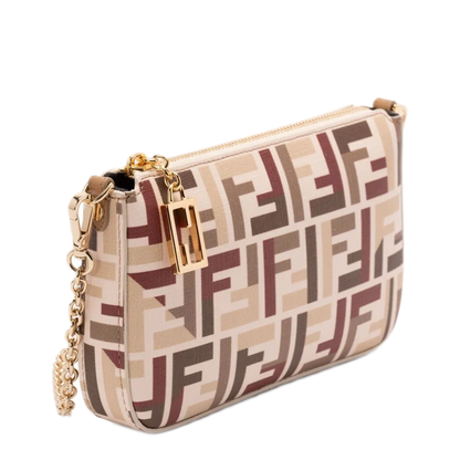 MAYFEYR - Fendi - Fabric Baguette Pouch With Chain - 8BS073AV1Y