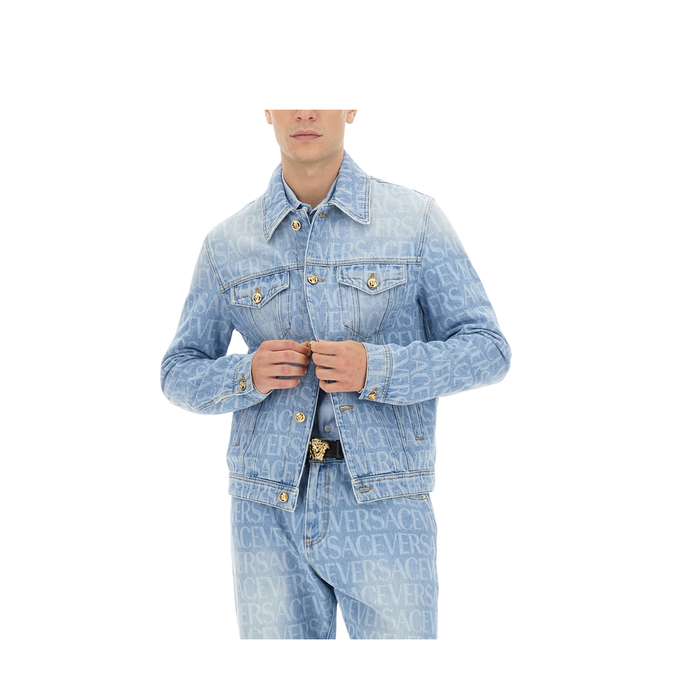 Light Blue Denim Blouson