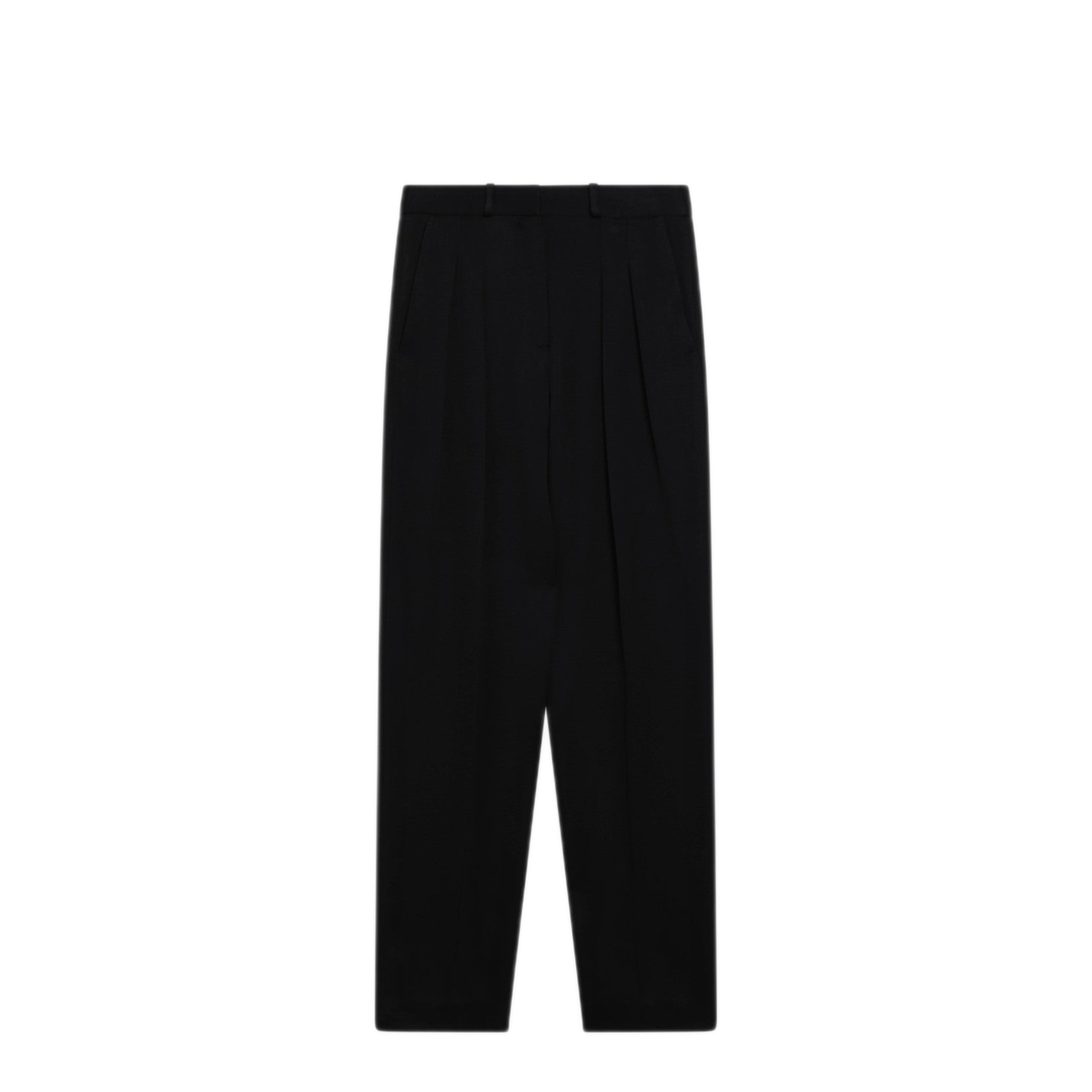 MAYFEYR - Loulou Studio - Black Wool Blend Trousers - ALIOVIBLK