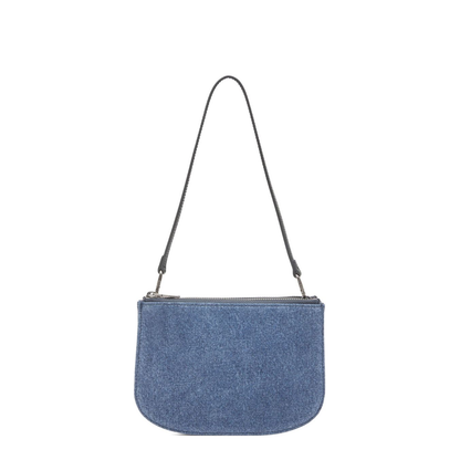Twin Denim Shoulder Bag