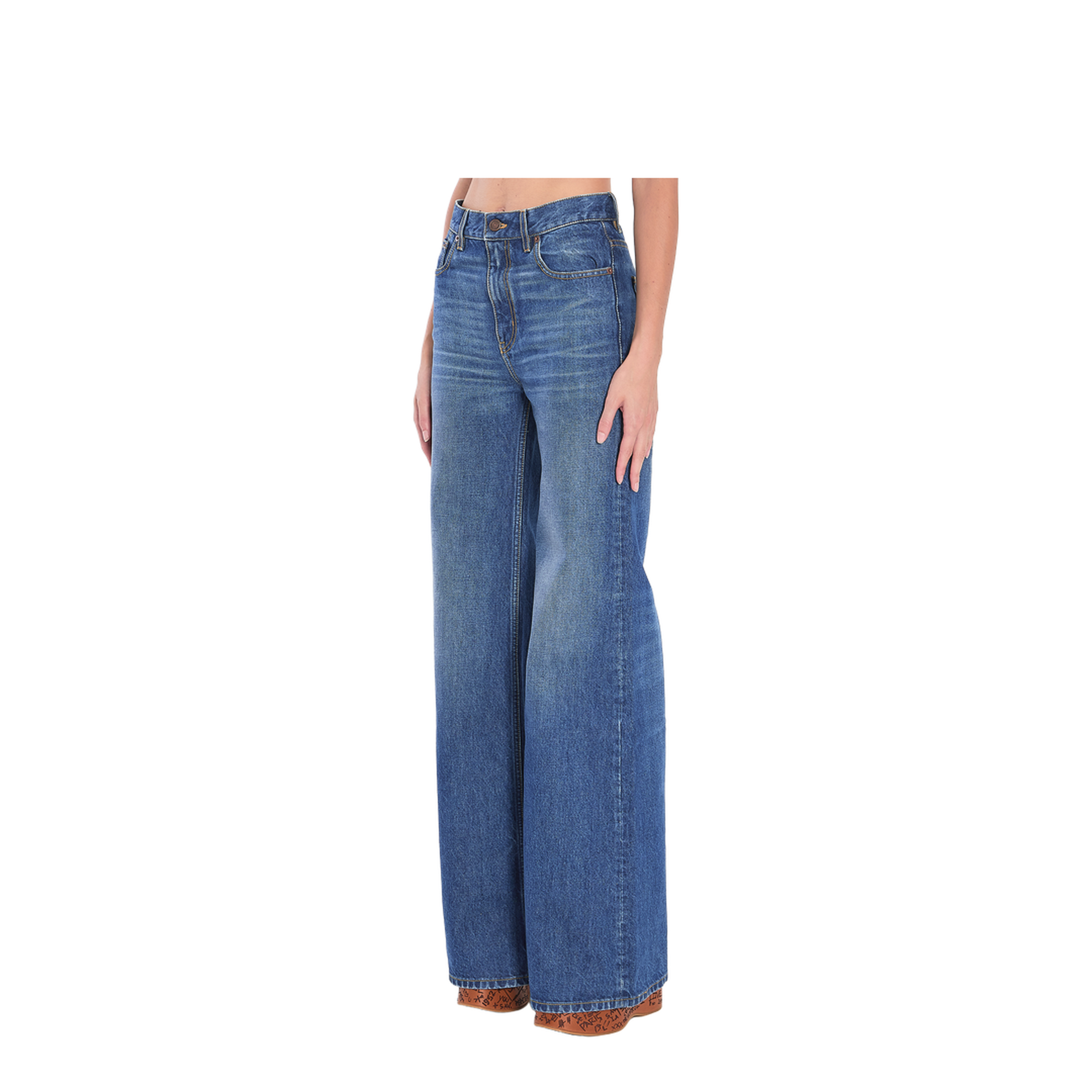Wide-leg Jeans