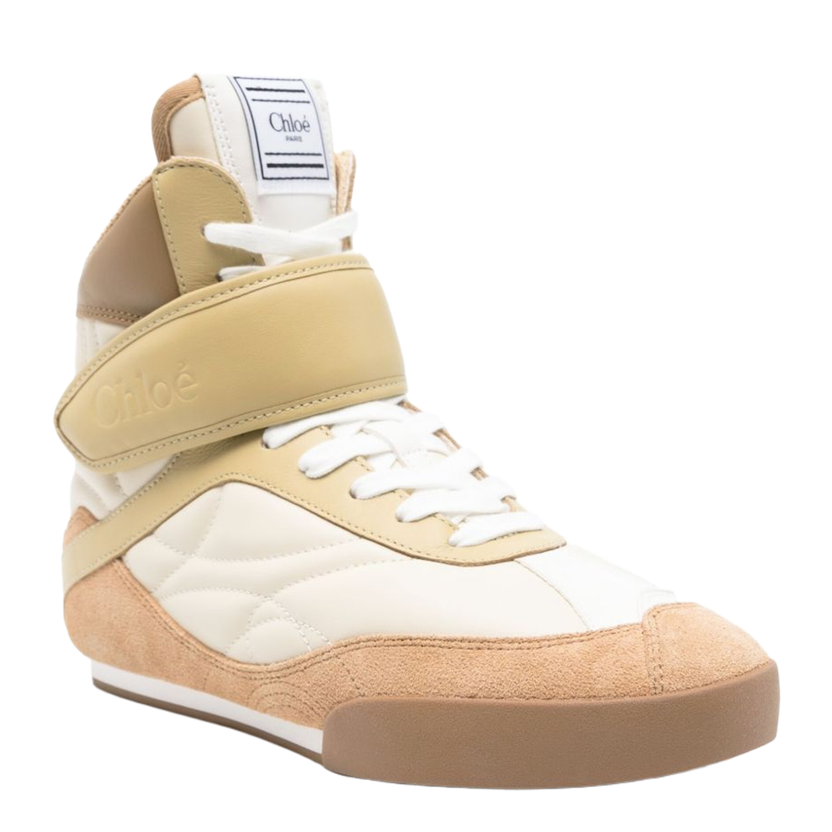 Kick High Top Sneaker in Light Ochre