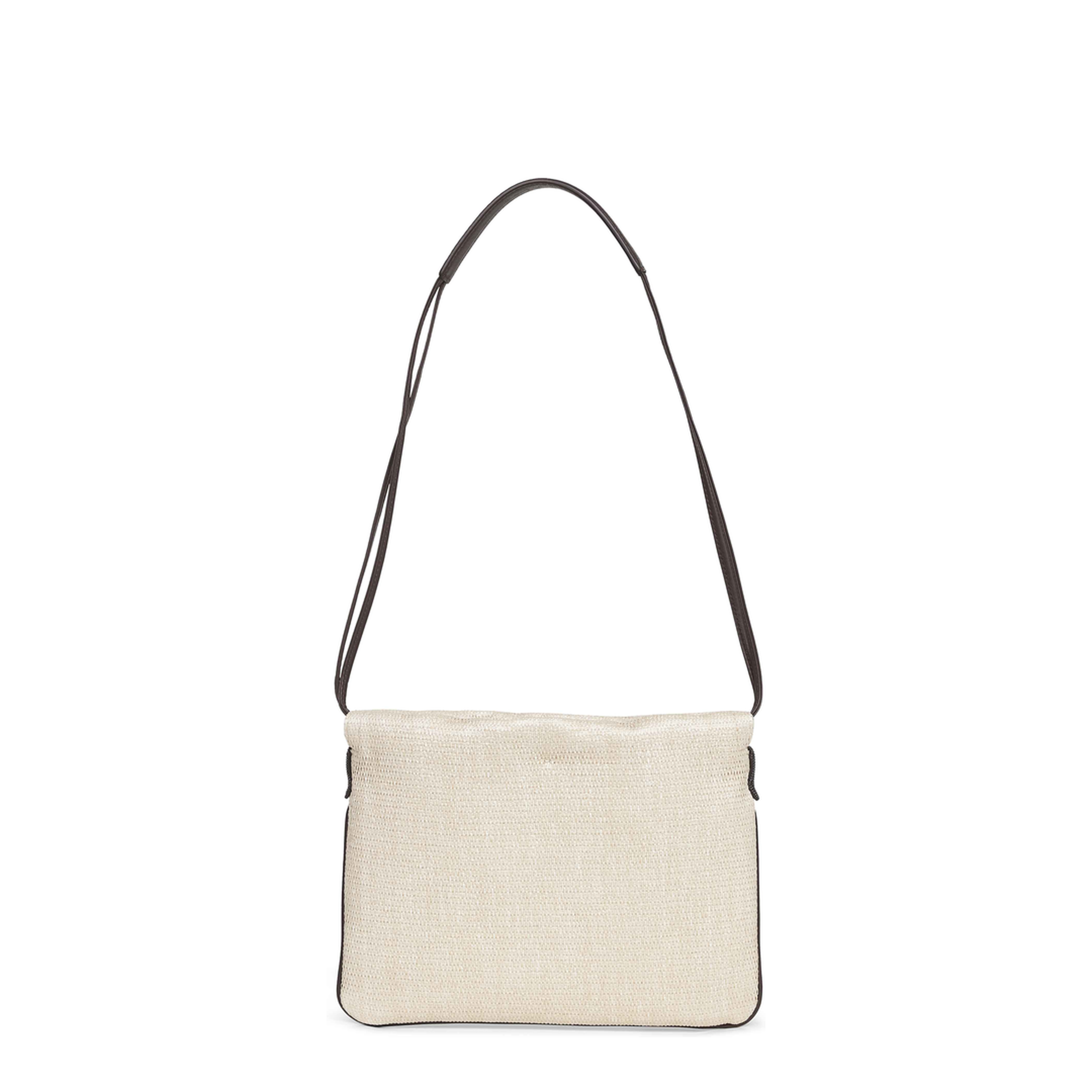 Canvas Shoulder Bag - Beige