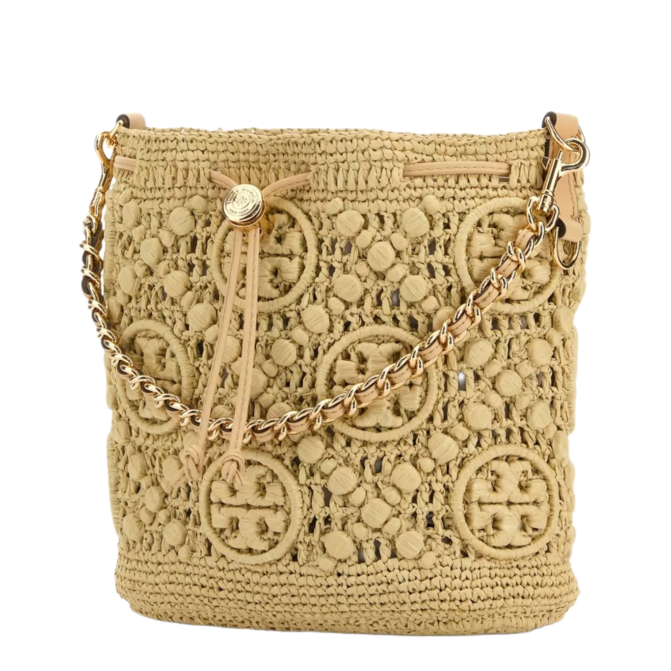 T Monogram Bucket Bag
