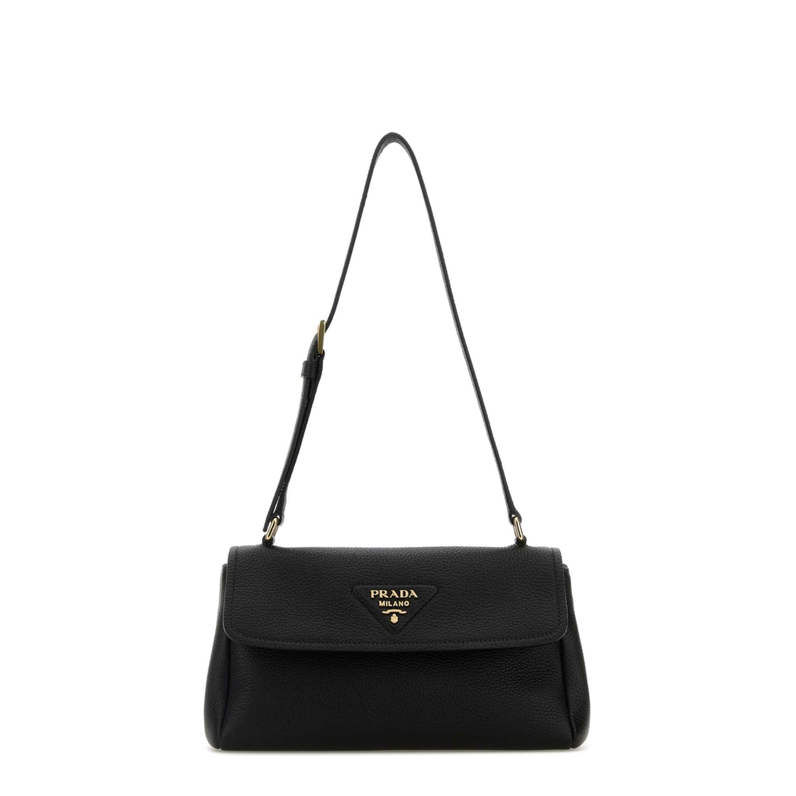 Black Small Leather Shoulder Bag