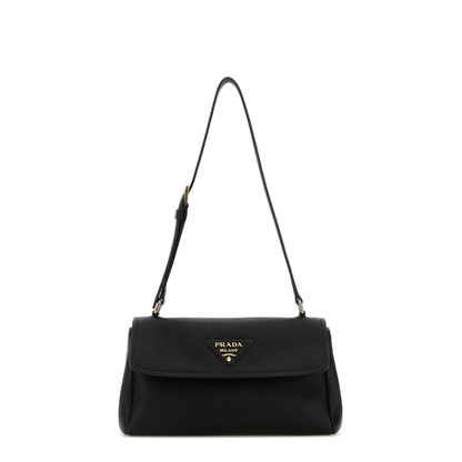 Black Small Leather Shoulder Bag