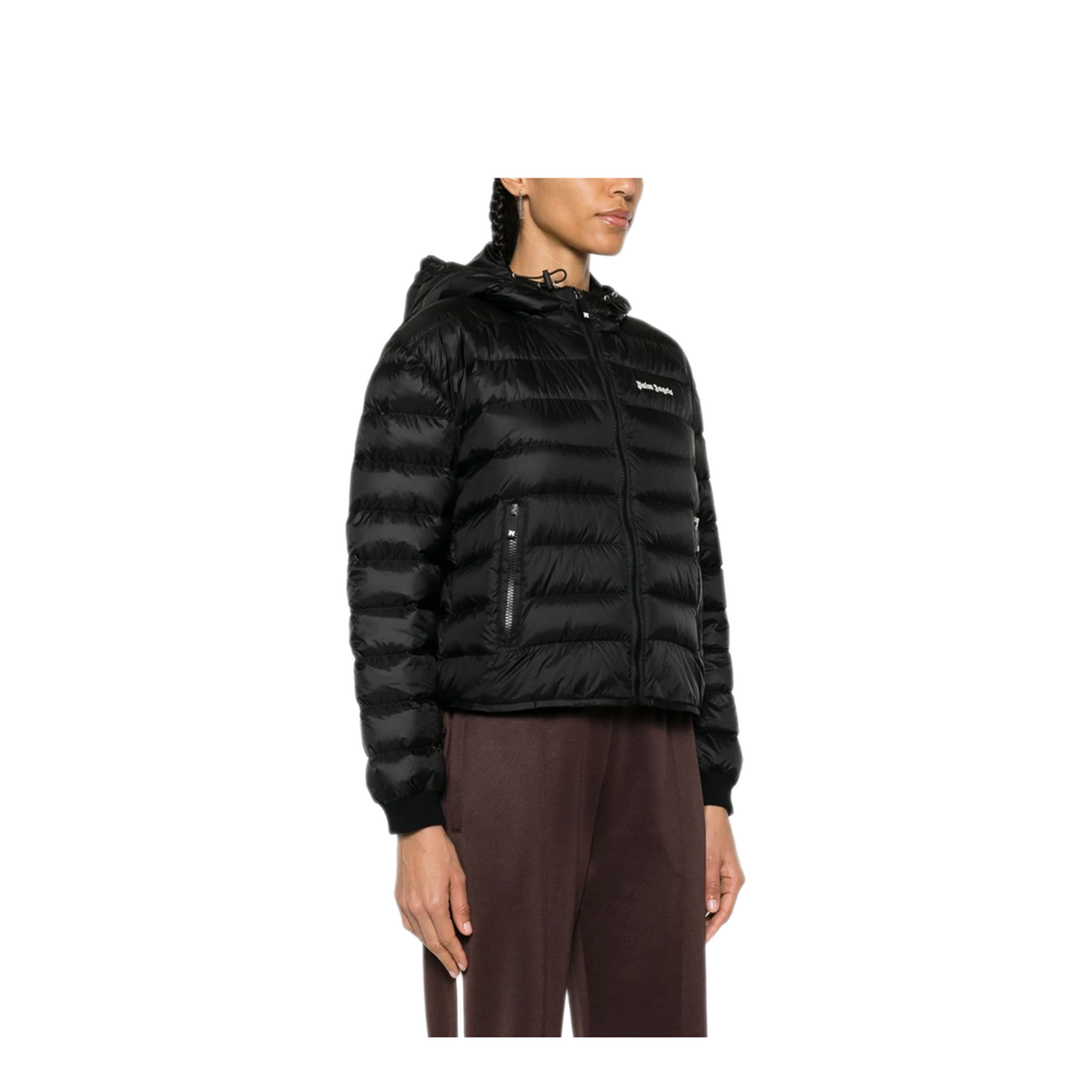 MAYFEYR - Palm Angels - Logo Down Jacket With Hood - PWED026S24FAB0011003