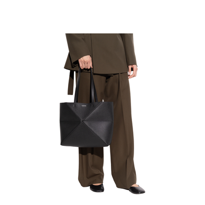 MAYFEYR - Loewe - Puzzle Fold Medium Shopper Bag - A779PEWX040BLACK