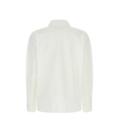 White Poplin Oversize Shirt