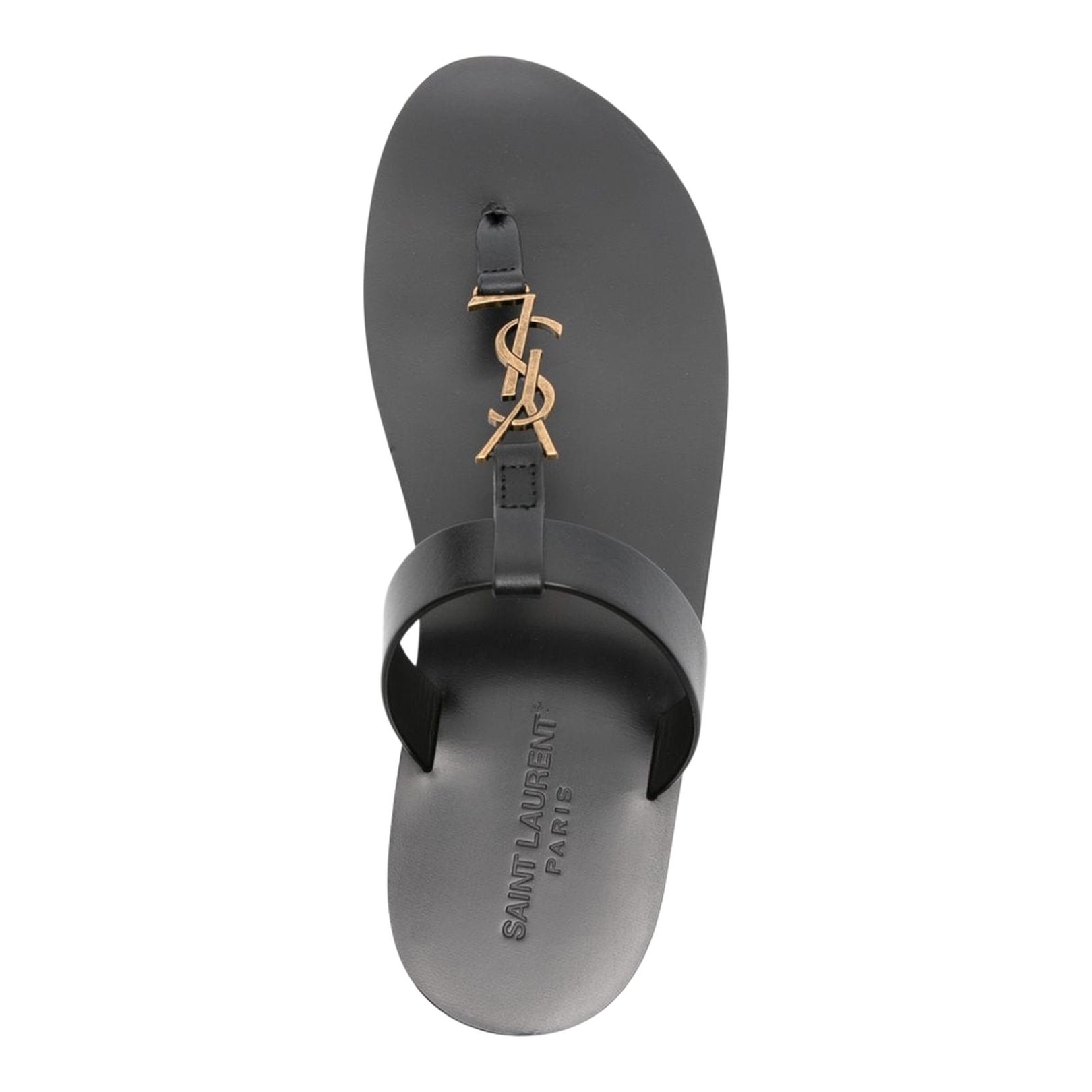 Cassandre Slides in Smooth Leather