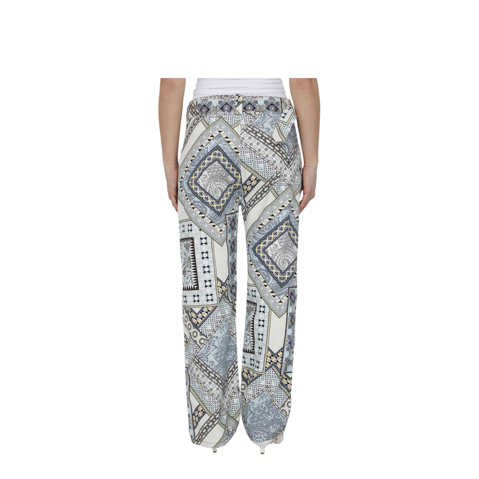 Paisley Print Trousers