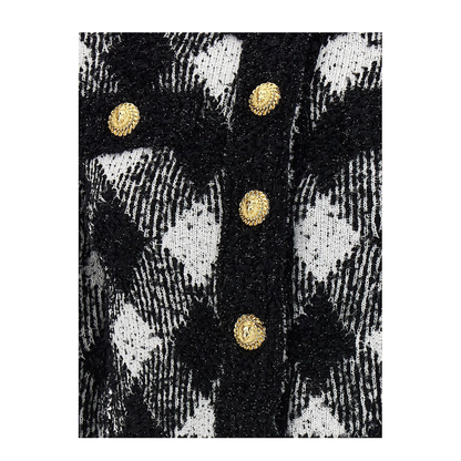 Vichy Tweed Short Jacket