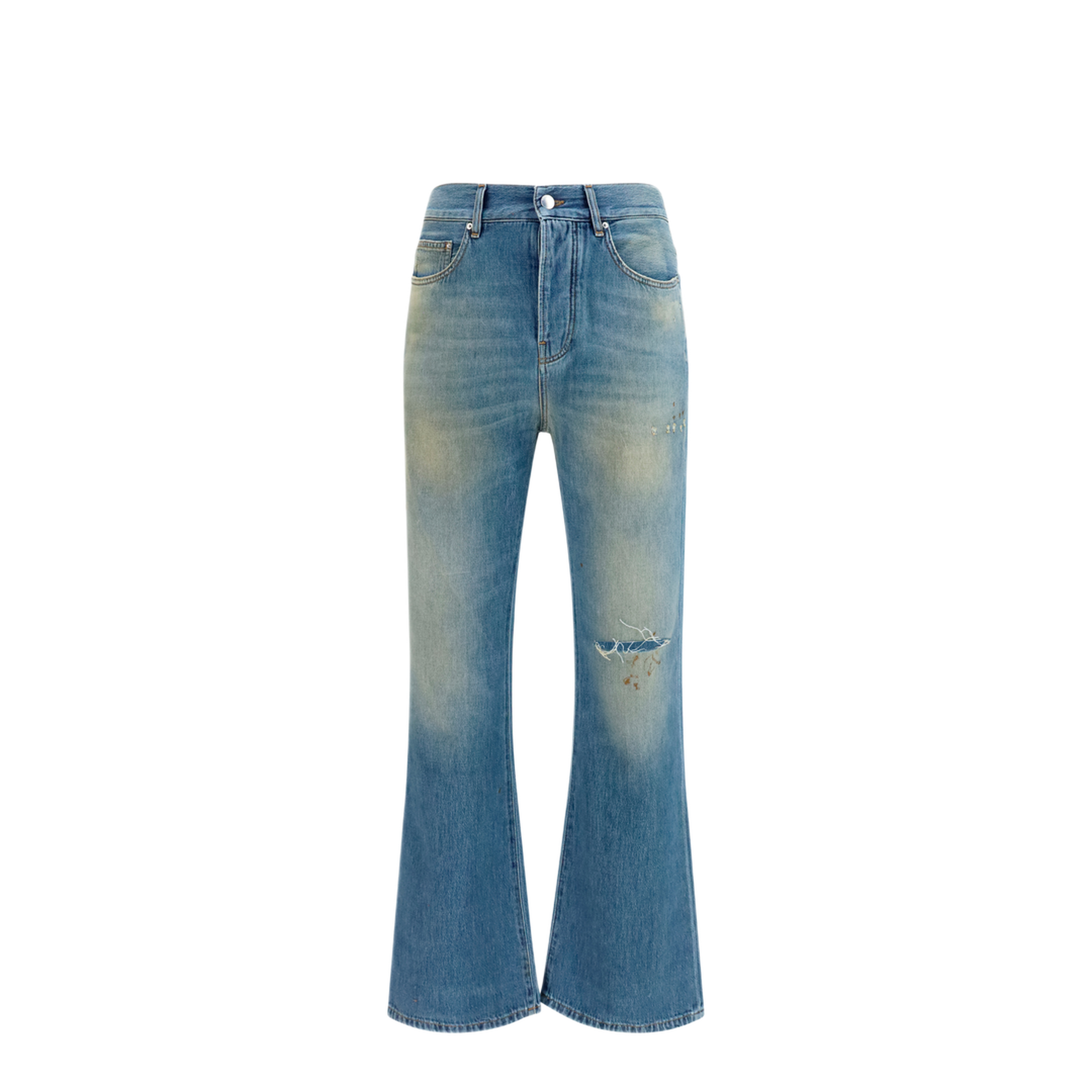 MAYFEYR - Amiri - Slash Flared Distressed Jeans - AMBMJE1148829