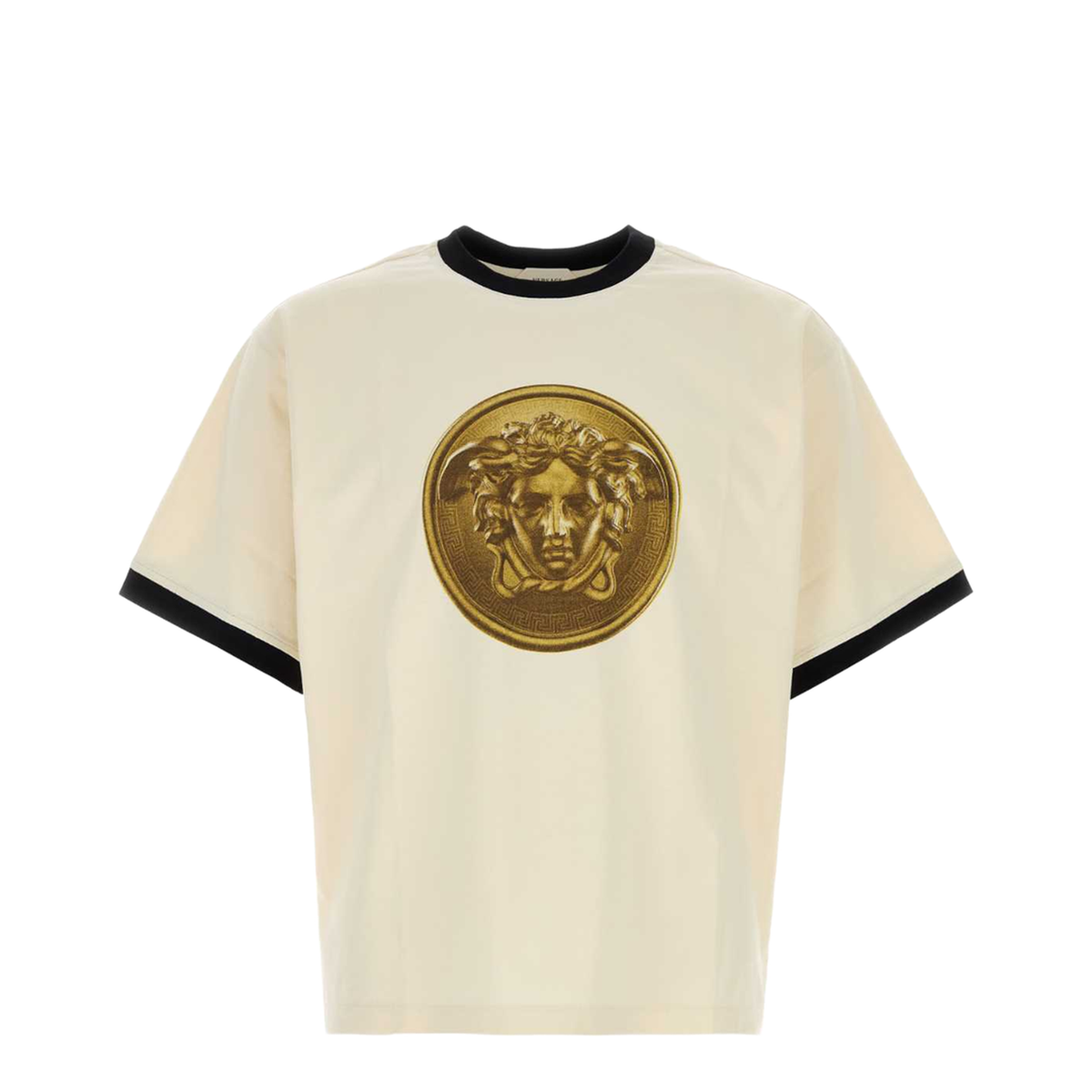 MAYFEYR - Versace - Ivory Cotton T-Shirt - 10260931A187351W790