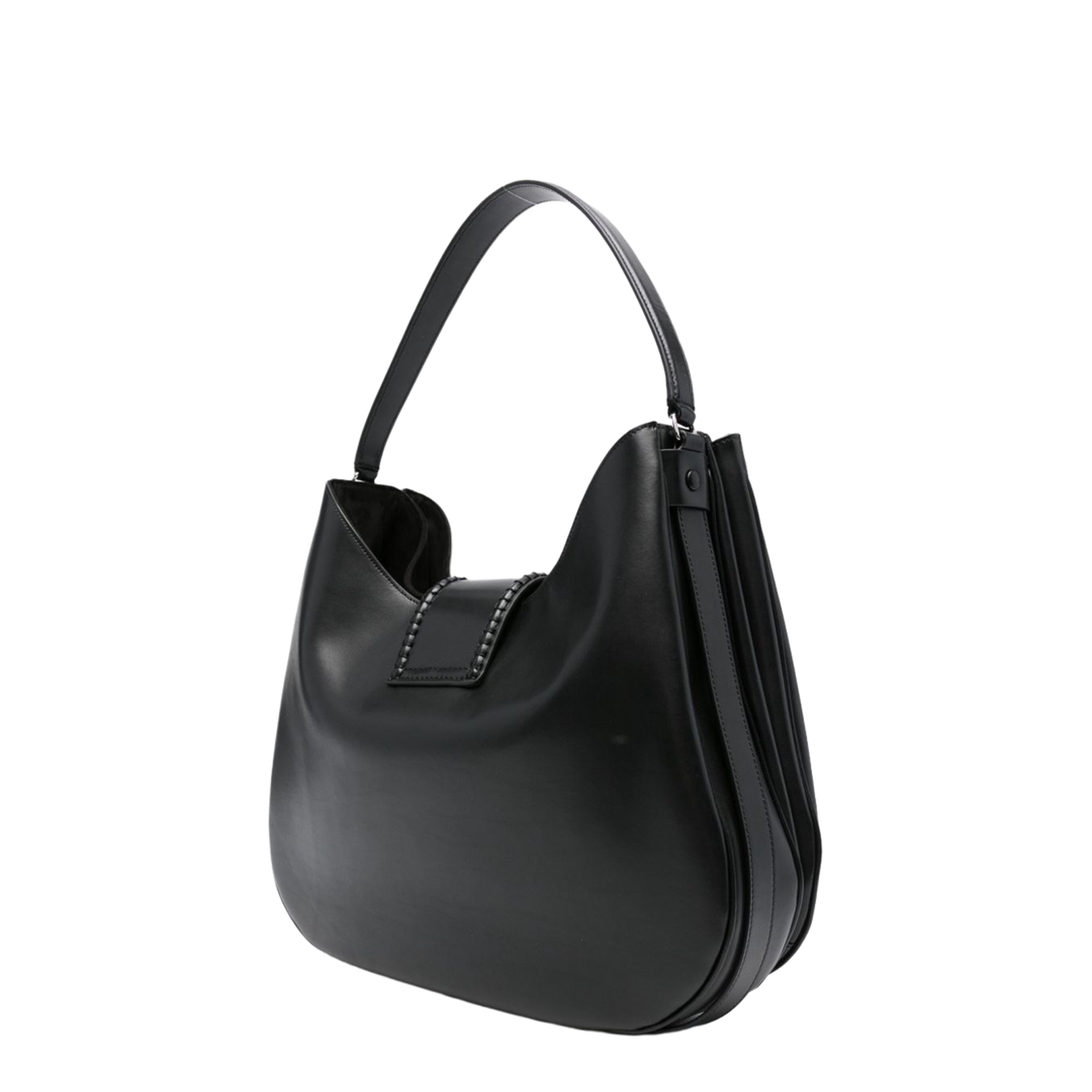 Black Calf Leather Bag