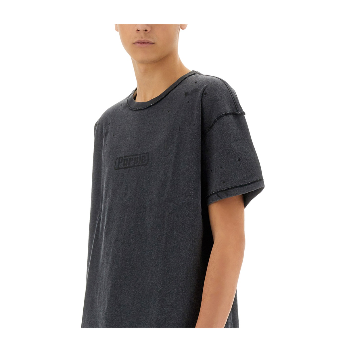 MAYFEYR - Purple Brand - Inside Out T Shirt - P101JBCP125BLACK