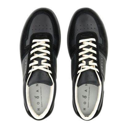 MAYFEYR - Hogan - H-Tv Smooth And Suede Leather Sneakers - HXM6680FL30ODZ