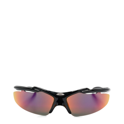 Turbo D-frame Sunglasses in Black